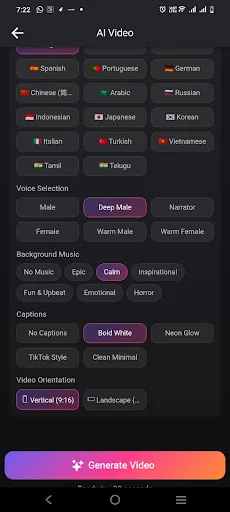 ClipNova AI ডাউনলোড করুন – সেরা ফ্রি এআই ভিডিও মেকার ও অটো-পাবলিশ - Screenshot 5