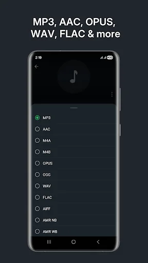 Audio Converter (MP3 AAC OPUS) ডাউনলোড করুন – সেরা অডিও কনভার্টার - Screenshot 2
