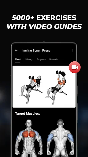 Lyfta Gym Log Workout Tracker ডাউনলোড করুন – সেরা জিম ট্র্যাকার - Screenshot 5