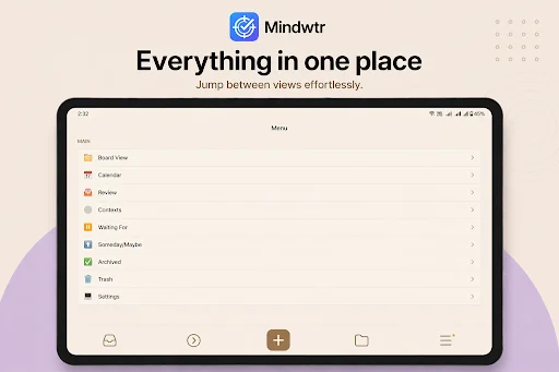 Mindwtr ডাউনলোড করুন – সেরা লোকাল-ফার্স্ট GTD টাস্ক ম্যানেজার - Screenshot 10