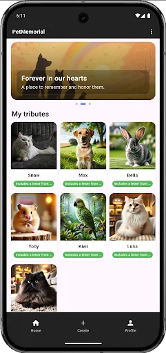 PetMemorial ডাউনলোড করুন – আপনার আদরের পোষ্যকে স্মরণীয় করে রাখুন - Screenshot 2