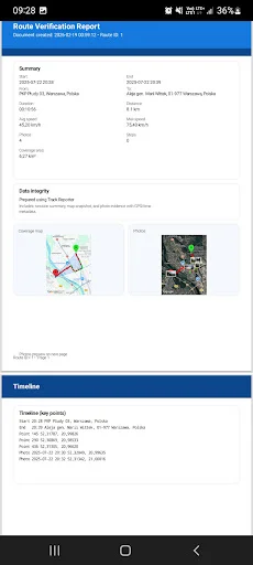 Track Reporter ডাউনলোড করুন – জিপিএস ভিত্তিক ফিল্ড রিপোর্ট যাচাই করুন - Screenshot 6