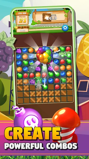 Sweet Fruit Match Puzzle Blast ডাউনলোড করুন – সেরা ফ্রুট পাজল গেম - Screenshot 23