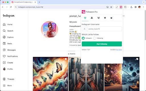 IG Auto Follow ডাউনলোড করুন – ইনস্টাগ্রাম গ্রোথ টুল ফ্রি - Screenshot 1