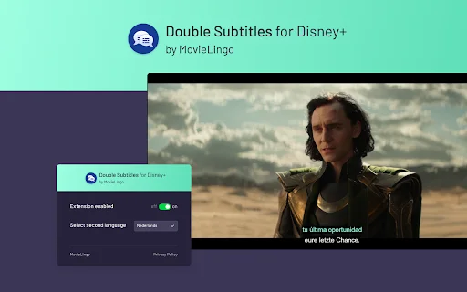 Disney+ এর জন্য Double Subtitles ডাউনলোড করুন – ভাষা শিখুন সহজে - Screenshot 5