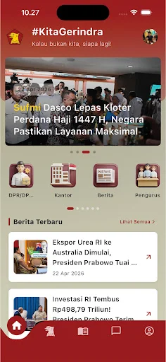 Kita Gerindra অ্যাপ ডাউনলোড করুন – সদস্য প্রোফাইল ও তথ্য - Screenshot 3