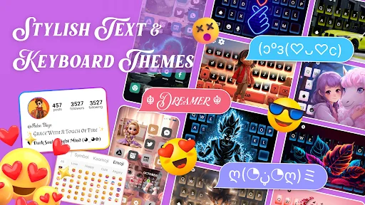 Stylish Text & Keyboard Themes ডাউনলোড করুন – স্টাইলিশ ফন্ট ও থিম - Screenshot 17
