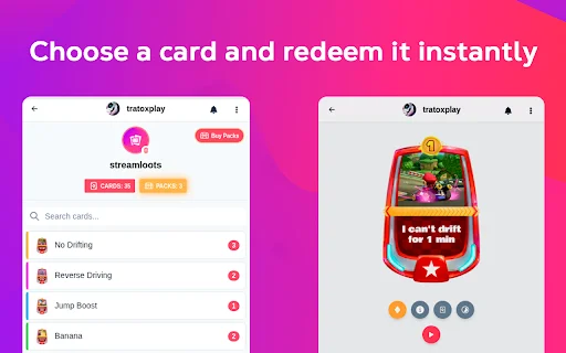 Streamloots ডাউনলোড করুন – ব্রাউজারে কার্ড খেলার সেরা টুল - Screenshot 3