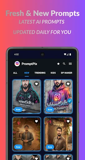 PromptPix ডাউনলোড করুন – AI ইমেজ প্রম্পট জেনারেটর ফ্রি - Screenshot 3