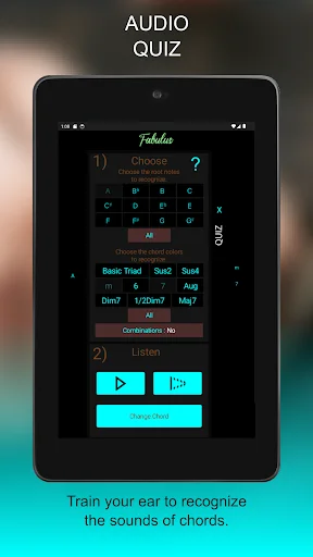 FABULUS: Any Guitar Chord Quiz ডাউনলোড করুন – গিটার শেখার সেরা অ্যাপ - Screenshot 14