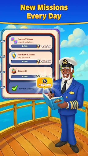 Merge Cruise ডাউনলোড করুন – রহস্যময় পাজল গেম খেলুন - Screenshot 13