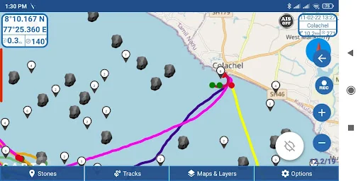 Kadal Map – Marine Navigation ডাউনলোড করুন – সেরা মেরিটাইম ট্র্যাকিং - Screenshot 2