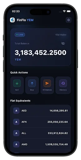 FinFlo: YEM Converter ডাউনলোড করুন – YEM কেনা, বেচা ও ক্যাশ আউট - Screenshot 3