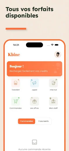 Kbine Mobile ডাউনলোড করুন – দ্রুত মোবাইল টপ-আপের সেরা অ্যাপ - Screenshot 3