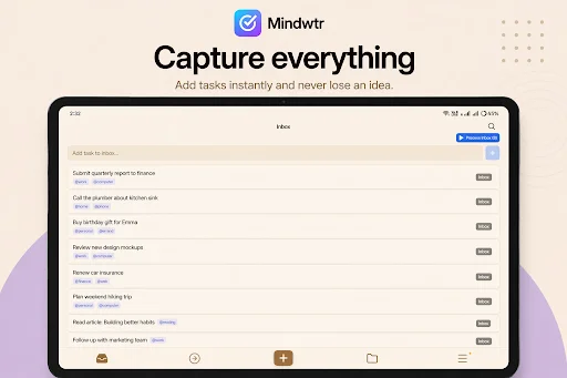 Mindwtr ডাউনলোড করুন – সেরা লোকাল-ফার্স্ট GTD টাস্ক ম্যানেজার - Screenshot 8