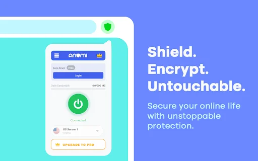 Anomi VPN ডাউনলোড করুন – দ্রুত এবং নিরাপদ রেসিডেন্সিয়াল ভিপিএন - Screenshot 3