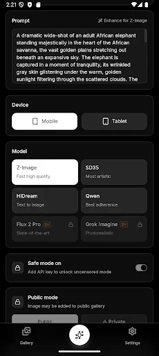 Wallpaper Generator ডাউনলোড করুন – AI দিয়ে অনন্য HD ওয়ালপেপার তৈরি করুন - Screenshot 3