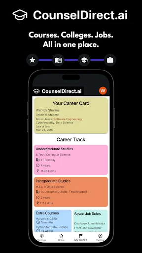 CounselDirect.ai ডাউনলোড করুন – এআই ভিত্তিক ক্যারিয়ার কাউন্সিলিং - Screenshot 1