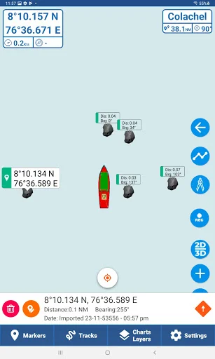 Kadal Map – Marine Navigation ডাউনলোড করুন – সেরা মেরিটাইম ট্র্যাকিং - Screenshot 13