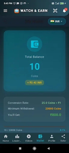 WatchCash ডাউনলোড করুন – ভিডিও দেখে টাকা আয় করার সেরা অ্যাপ - Screenshot 3