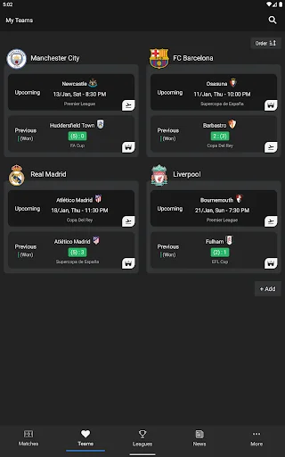 Jdwal – Soccer Simply ডাউনলোড করুন – লাইভ স্কোর ও ফুটবল আপডেট - Screenshot 14