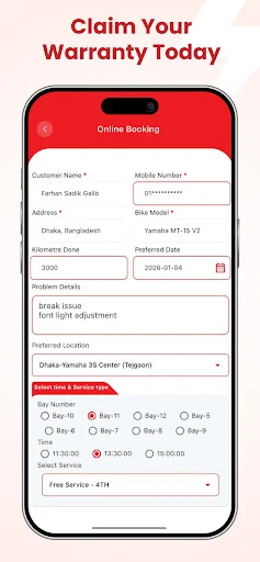 YSpark ডাউনলোড করুন – ওয়ারেন্টি ও সার্ভিস ম্যানেজমেন্ট অ্যাপ - Screenshot 5