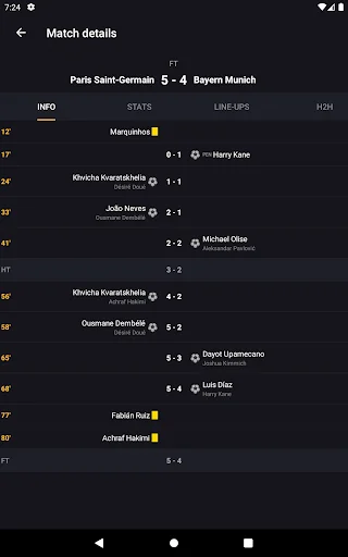 LiveScore Football ডাউনলোড করুন – সেরা ফুটবল আপডেট ও লাইভ স্কোর - Screenshot 10