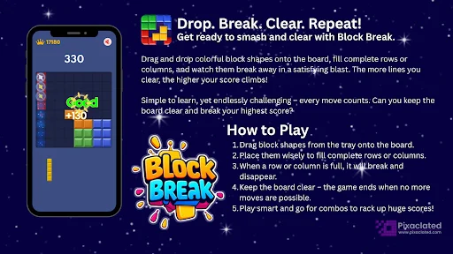 Block Break! ডাউনলোড করুন – আসক্তিপূর্ণ পাজল গেম ফ্রি ডাউনলোড - Screenshot 6
