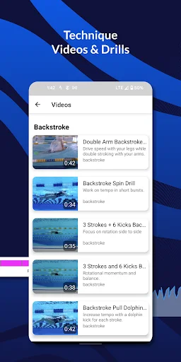 MySwimPro অ্যাপ ডাউনলোড করুন – সাঁতার প্রশিক্ষণের সেরা গাইড - Screenshot 6