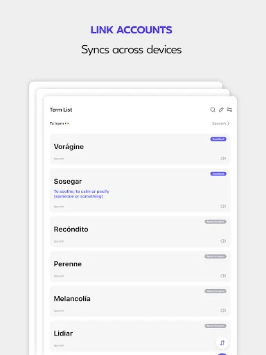 Onevoca – Flashcards ডাউনলোড করুন: সেরা ভোকাবুলারি লার্নিং অ্যাপ - Screenshot 18