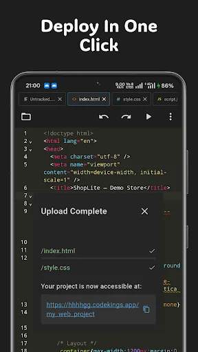SrcNexus Code Editor ডাউনলোড করুন – সেরা অল-ইন-ওয়ান কোডিং টুল - Screenshot 1
