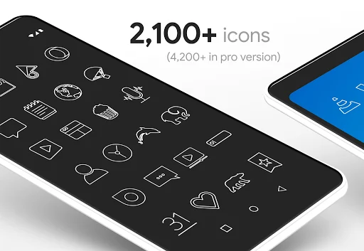 Lines – Icon Pack ডাউনলোড করুন – সেরা মিনিমালিস্ট আইকন প্যাক - Screenshot 7