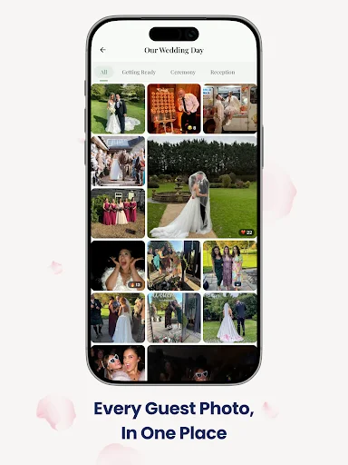 PixelParty: QR Wedding Photos ডাউনলোড করুন – সেরা ওয়েডিং ফটো শেয়ারিং অ্যাপ - Screenshot 9