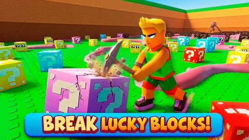 Stranger Obby Run: Lucky Block ডাউনলোড করুন – আর্কেড সারভাইভাল গেম - Screenshot 1
