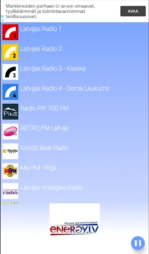 Radioaparāti ডাউনলোড করুন – লাটভিয়ান এফএম এবং ইন্টারনেট রেডিও - Screenshot 16
