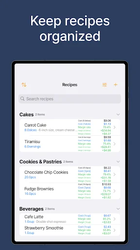 KitchenCost ডাউনলোড করুন – রেসিপি কস্টিং ও মেনু প্রাইসিং অ্যাপ - Screenshot 22