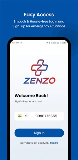 Zenzo Customer অ্যাপ ডাউনলোড করুন – দ্রুত জরুরি পরিষেবা নিন - Screenshot 9