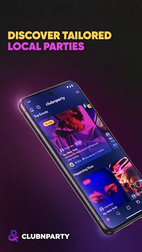 clubnparty ডাউনলোড করুন – সেরা নাইটলাইফ ও পার্টি ইভেন্ট অ্যাপ - Screenshot 1