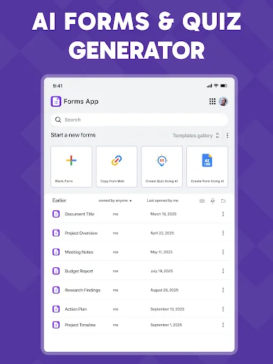 Forms App ডাউনলোড করুন – সেরা ফর্ম মেকার ও এডিটর টুল - Screenshot 13