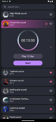 Disaster Sounds ডাউনলোড করুন – প্রাকৃতিক দুর্যোগের রিংটোন - Screenshot 3