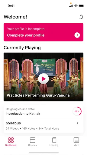 Learn Kathak অ্যাপ ডাউনলোড করুন – সেরা অনলাইন কত্থক নাচ প্রশিক্ষণ - Screenshot 17