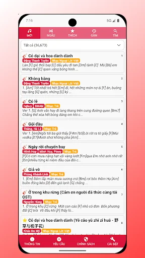 Music Book (Guitar Chords) ডাউনলোড করুন – অফলাইন কর্ড অ্যাপ - Screenshot 1