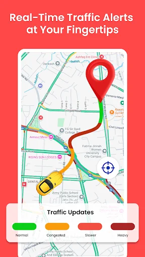 GPS Voice Map & Route Finder ডাউনলোড করুন – সেরা নেভিগেশন অ্যাপ - Screenshot 2