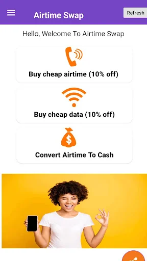 Airtime Swap ডাউনলোড করুন – এয়ারটাইম থেকে ক্যাশ কনভার্ট করুন সেরা অ্যাপ - Screenshot 2