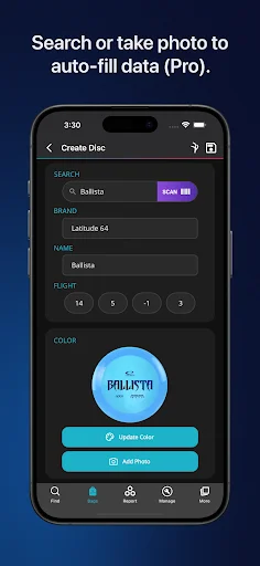 Disc Finder: Disc Golf Bag ডাউনলোড করুন – সেরা ডিস্ক গল্ফ টুল - Screenshot 2
