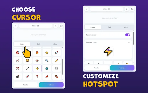 Custom Cursor Effects Customizer ডাউনলোড করুন – সেরা কার্সার স্টাইল - Screenshot 4
