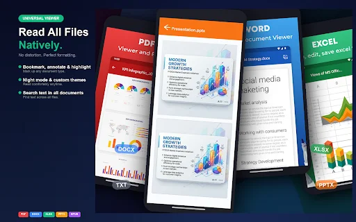 Office Reader: PDF Word Excel ডাউনলোড করুন – সেরা ডকুমেন্ট ভিউয়ার - Screenshot 9