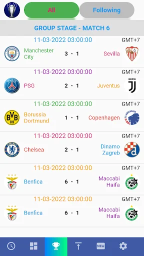 All Football Matches Schedule ডাউনলোড করুন – লাইভ স্কোর ও আপডেট - Screenshot 3