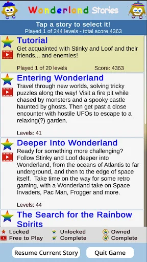 Stinky and Loof in Wonderland ডাউনলোড করুন – সেরা অ্যাকশন-পাজল গেম - Screenshot 4