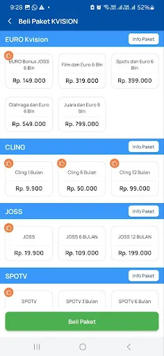 TV Voucher ডাউনলোড করুন – KVISION ও NEX Parabola এর জন্য সেরা অ্যাপ - Screenshot 8